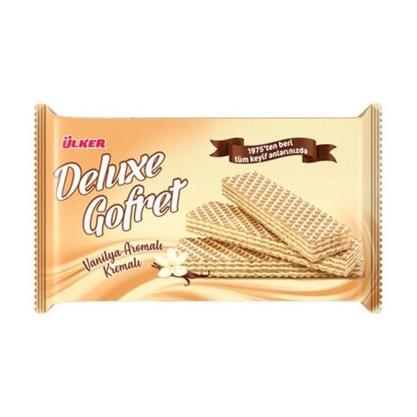 Ülker Deluxe Gofret Vanilyalı 220gr