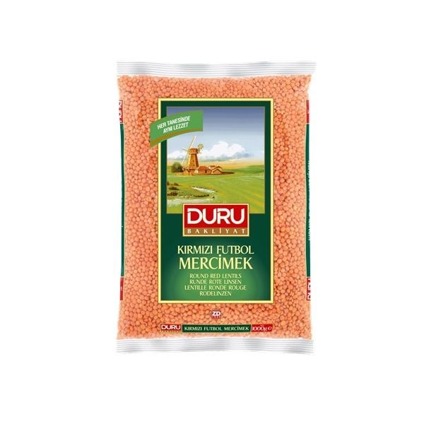 Duru Kırmızı Futbol Mercimek 1kg
