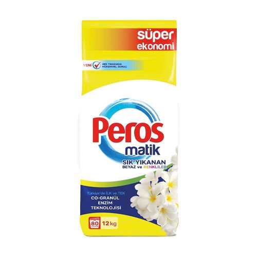 Peros Matik Beyaz&Renkliler Yasemin Çiçeği 12kg