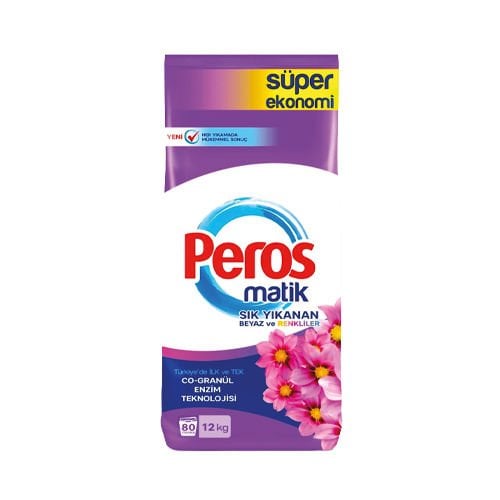 Peros Matik Beyaz&Renkliler Yıldız Çiçeği 12kg