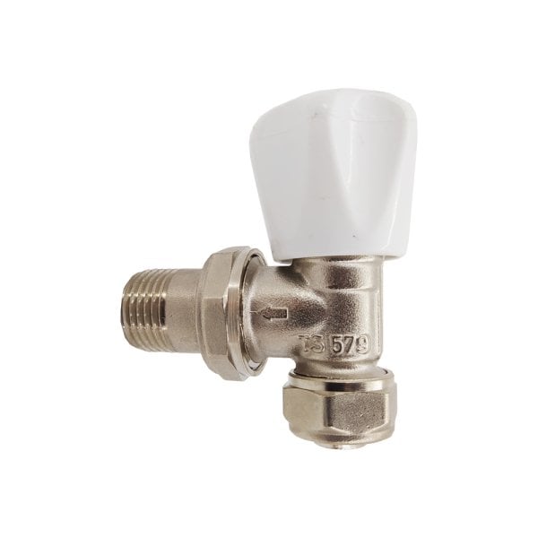 Kalde Köşe Radyatör Vanası PE-X Hafif Tip 1/2''