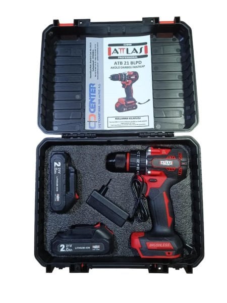 ATTLAS ATB 21 BLPD Akülü Kömürsüz Darbeli Matkap