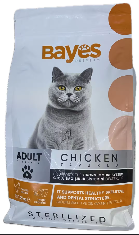 Bayes Yetişkin Kısır Kedi 1.2 Kg