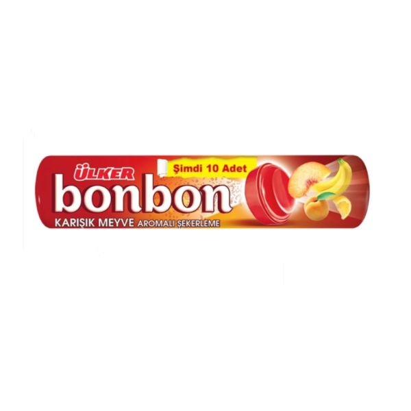 Ülker Bonbon Karışık Meyve Aromalı 36g