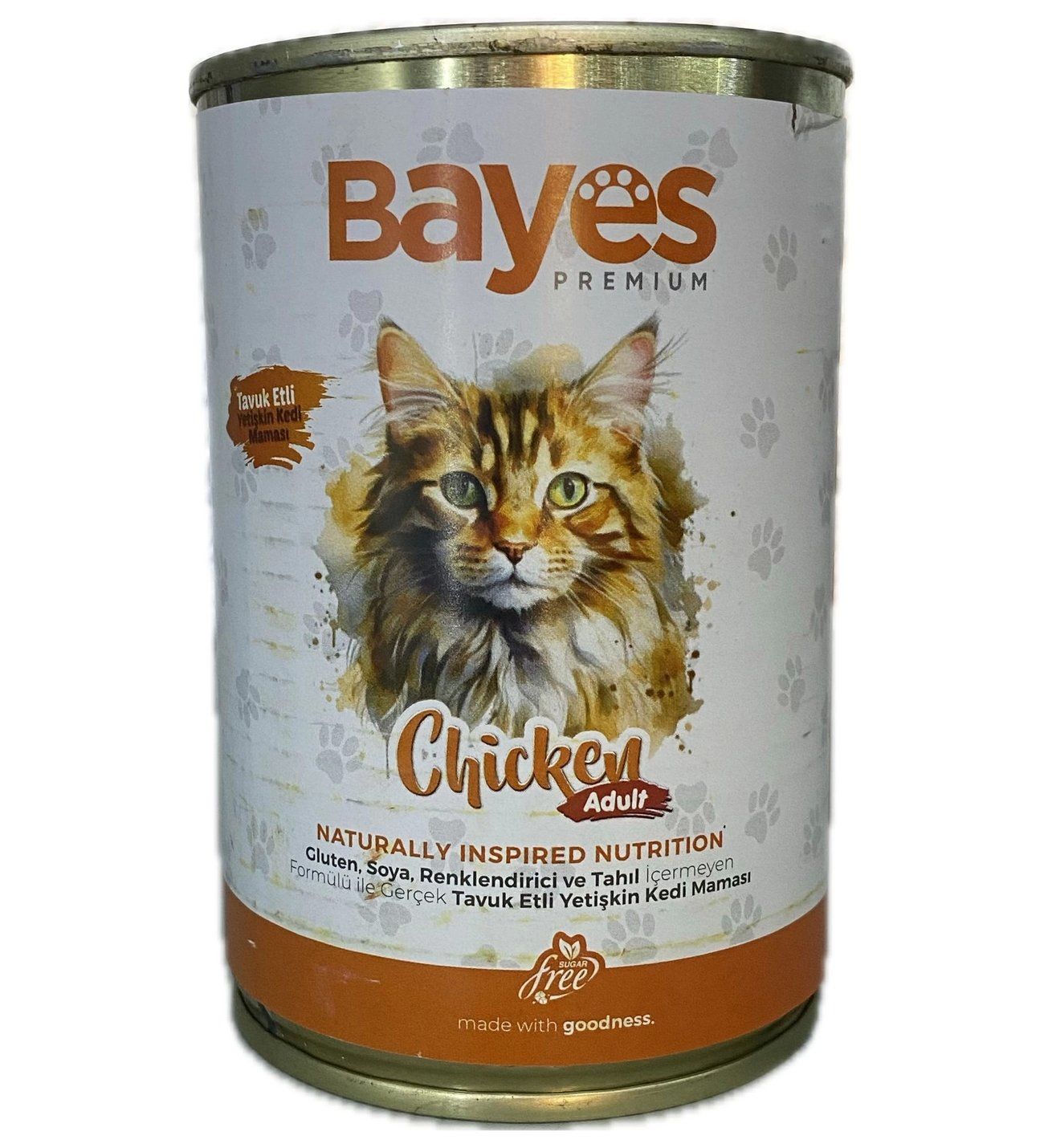 Bayes Yetişkin Kedi Tavuklu Yaş Mama 400 Gr