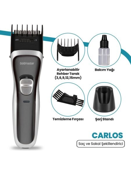 Goldmaster GM-7160 Carlos Saç Sakal Şekillendirici
