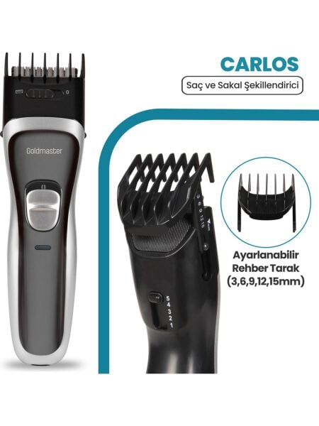 Goldmaster GM-7160 Carlos Saç Sakal Şekillendirici