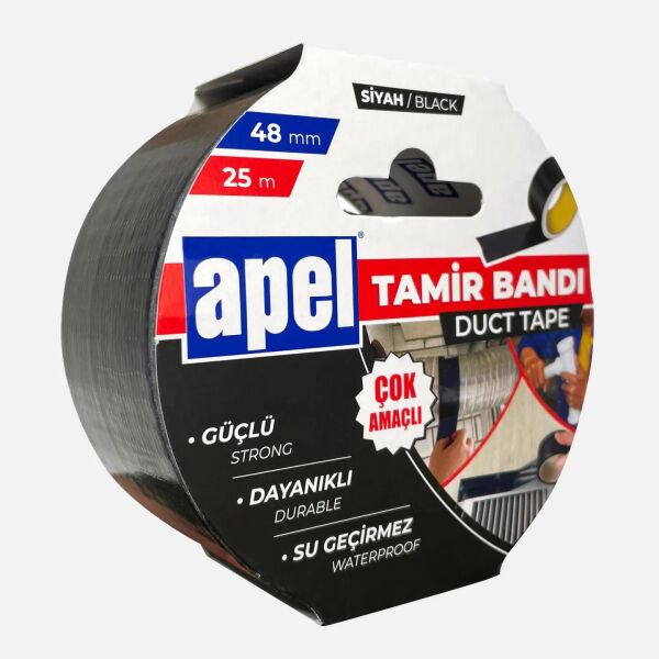 Apel AT20 Tamir Bandı 48mmx25metre Siyah