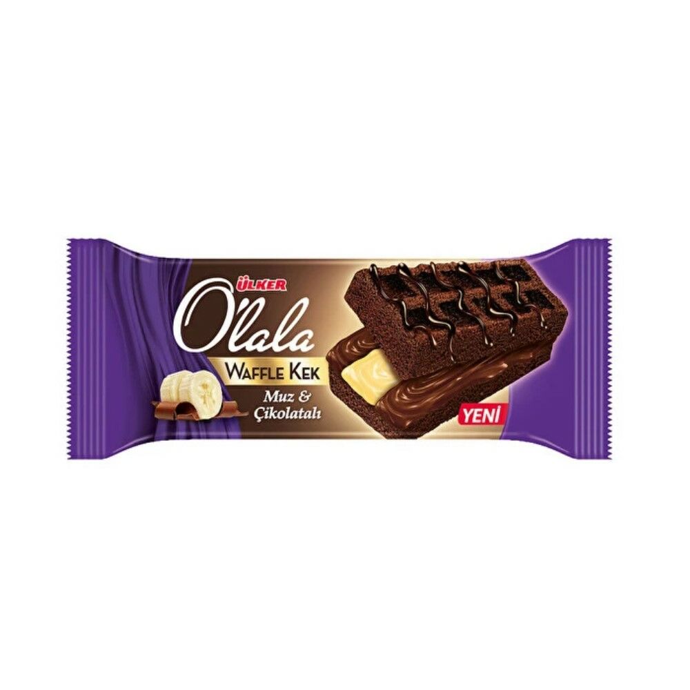 Ülker Olala Waffle Kek Çikolatalı Muzlu 70g