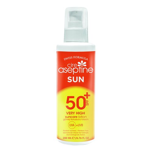 Cire Aseptine Sun Losyon 50+SPF 200ml