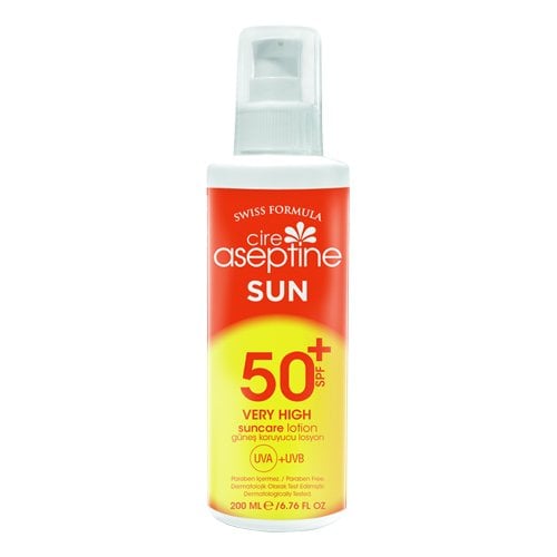 Cire Aseptine Sun Losyon 50+SPF 200ml