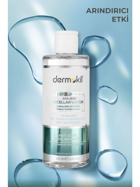 Dermokil Exfol Miceller Mak.Tem.Suyu 400 ml