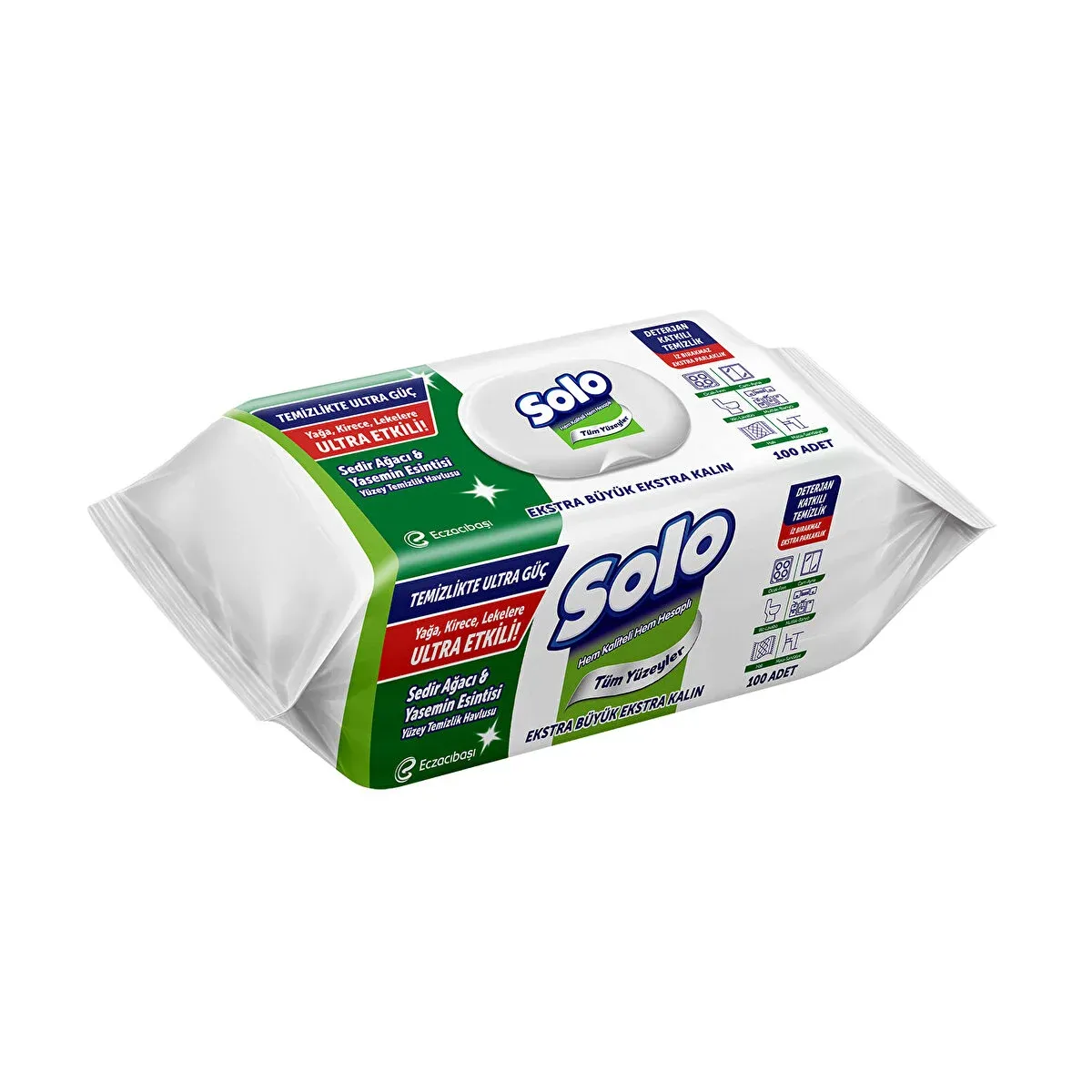 Solo Yüzey Temizleme Havlusu Sedir&Yasemin 100 lü
