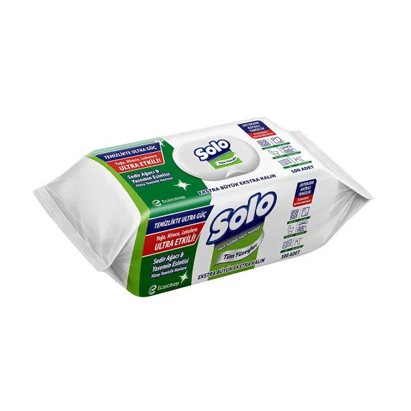 Solo Yüzey Temizleme Havlusu Sedir&Yasemin 100 lü