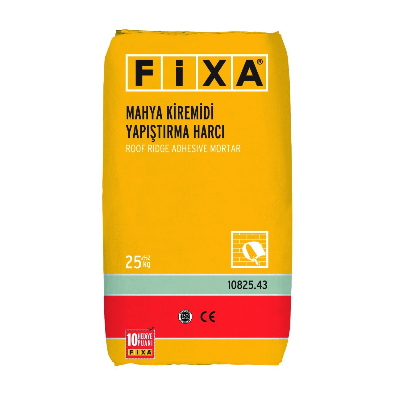 Fixa Mahya Kiremit Yap.Harcı 25kg Kırmızı