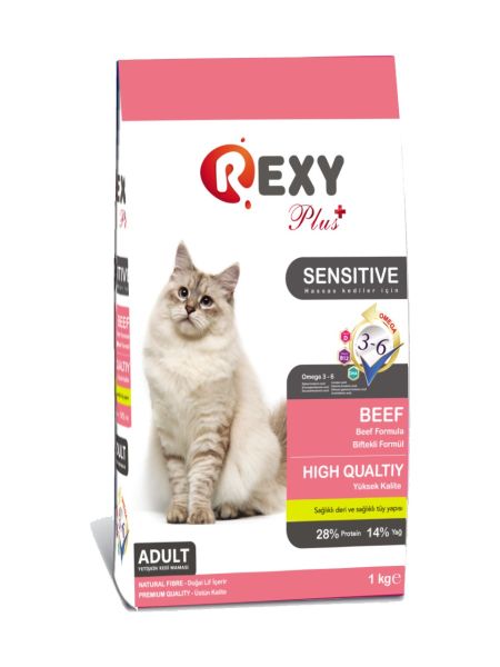 Rexy Kedi Maması Yetişkin Biftekli 1kg