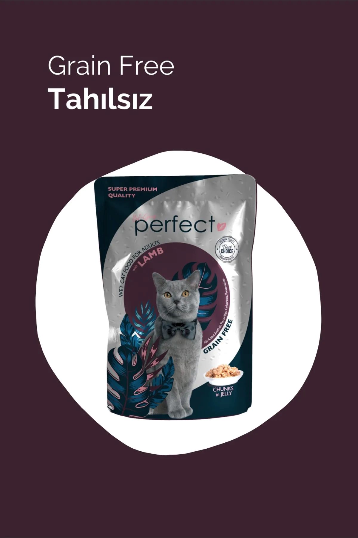 Perfect Kedi  Maması Yetişkin Kuzuetli 85g