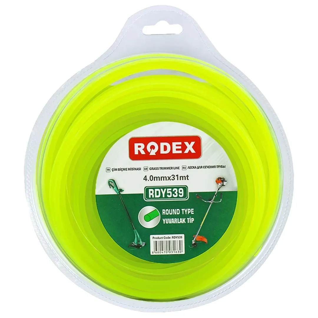 Rodex Tırpan Misinası Yeşil Yuvarlak 4.0mmx31mt