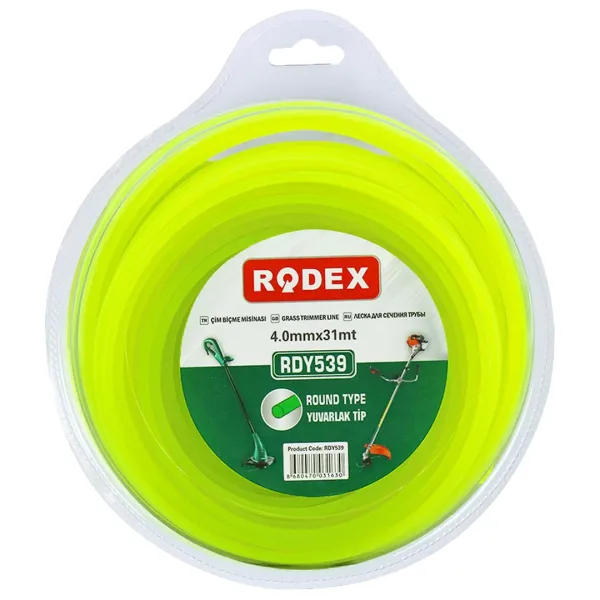 Rodex Tırpan Misinası Yeşil Yuvarlak 4.0mmx31mt