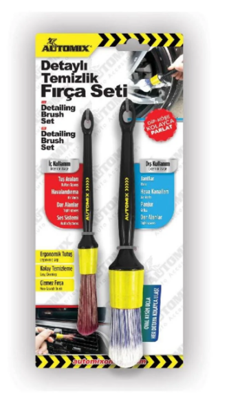 Automix Detay Temizlik Fırça Seti