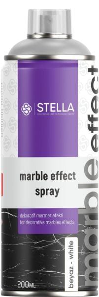 Stella Sprey Mermer Efekt Beyaz 200ml