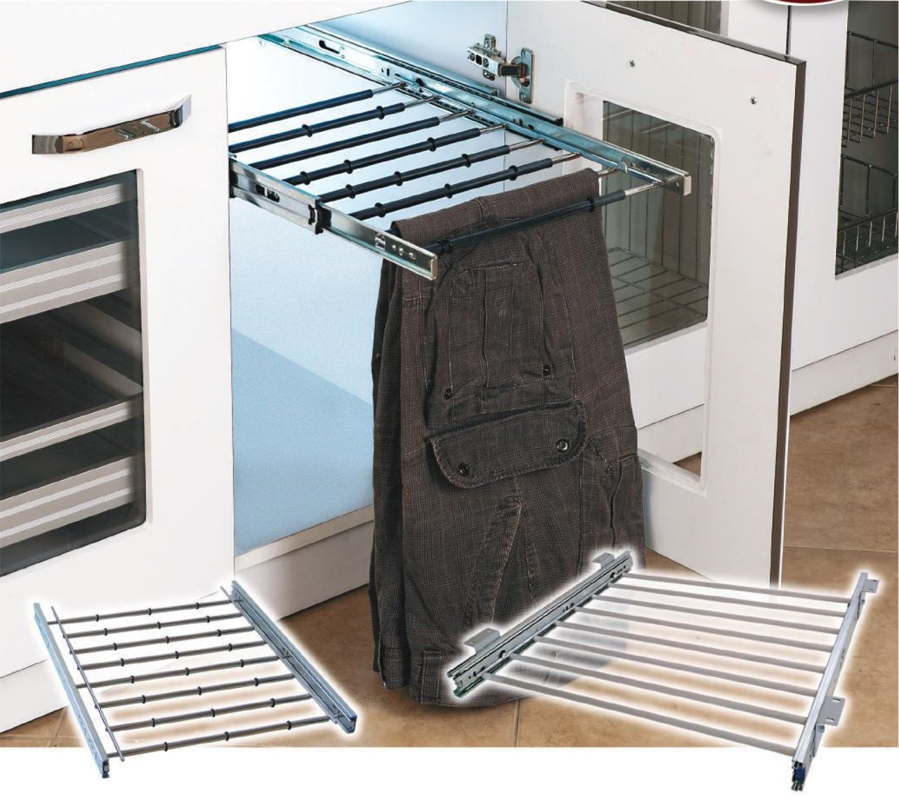 Domodek 75224 Tavan Bağ.Pantolon Askı 70-75 Modül