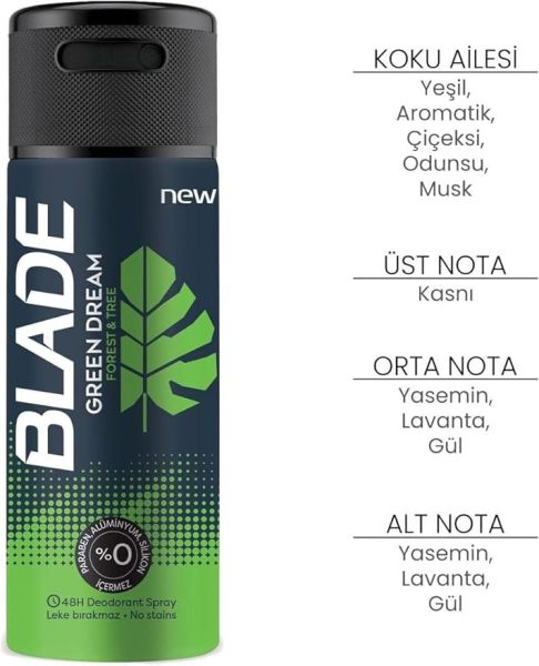 Blade Deodorant Green Dream 150ml