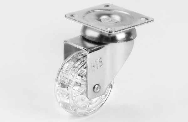 HTS-301 50x20 Şeffaf Makaralı Tablalı Teker