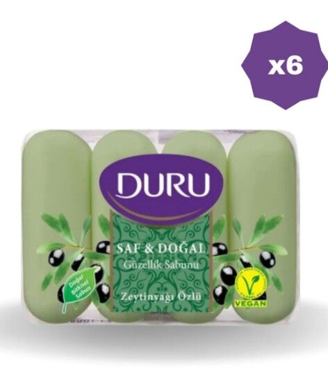 Duru Güzellik Sabunu Saf & Doğal Zeytinyağı 4x70gr