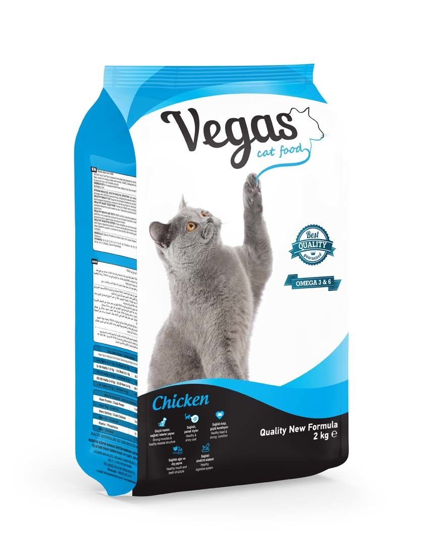 Vegas Kedi Maması Tavuklu 2kg