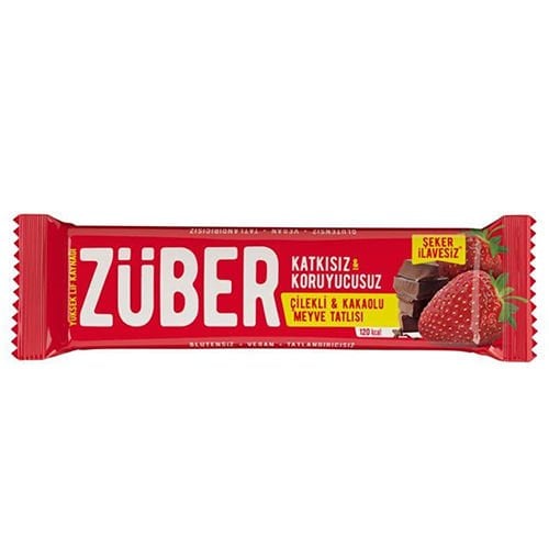 Züber Çilekli & Kakaolu Bar 40gr