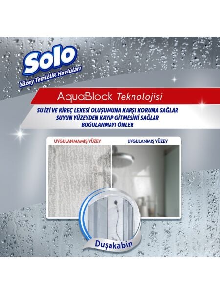 Solo Ultra Güç AQuablock Temizlik Mendili 30 lu