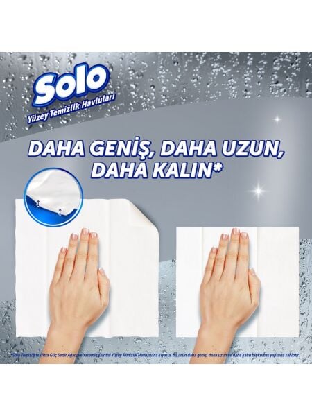 Solo Ultra Güç AQuablock Temizlik Mendili 30 lu