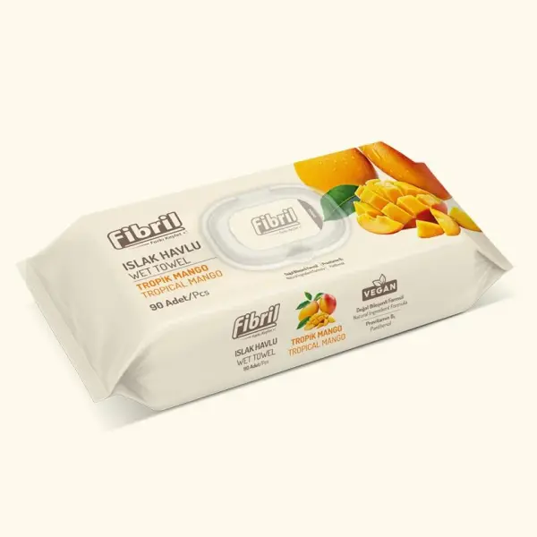 Fibril Islak Mendil 90 lı Tropik Mango