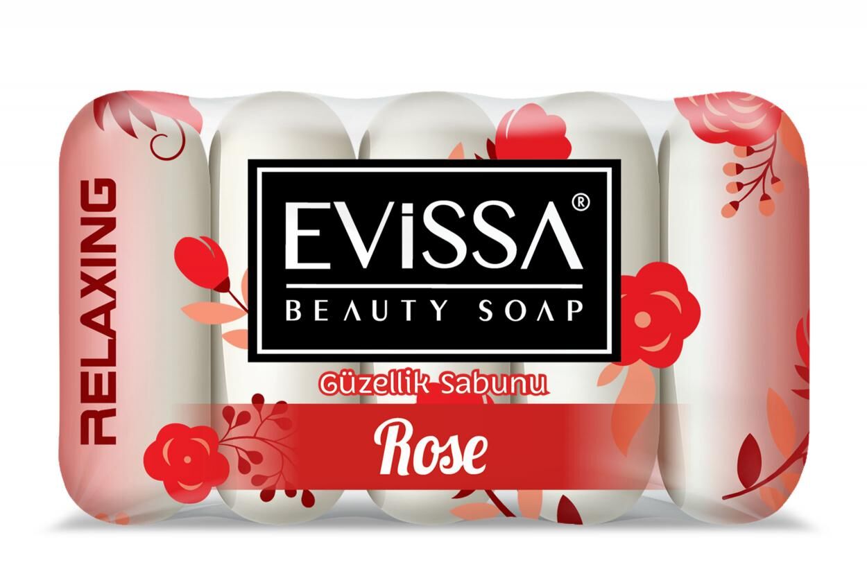 Evissa Gül Eko Paket Sabun 5x55 gr