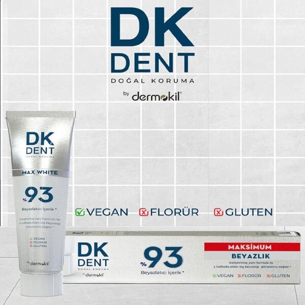 DK Dent Diş Macunu %93 Maximum Hassas Beyazlık75ml