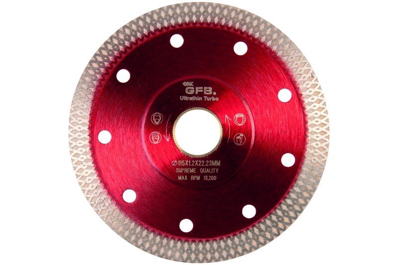 GFB İnce Turbo Elmas Seramik Kesici 115mm Çapraz