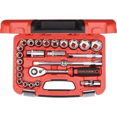 Ceta Form 1/2''-6 Köşe Lokma Takımı 25 Parça
