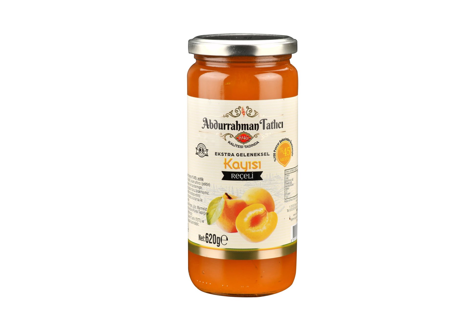 Abdurrahman Tatlıcı Kayısı Reçeli 620gr
