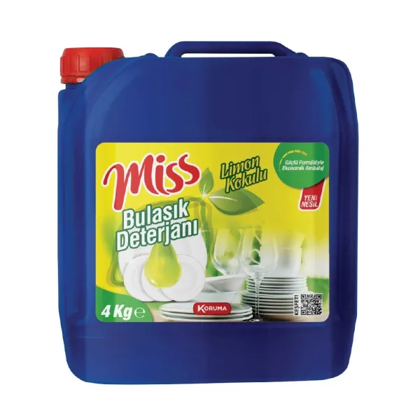 Miss Bulaşık Deterjanı Limon 4 kg