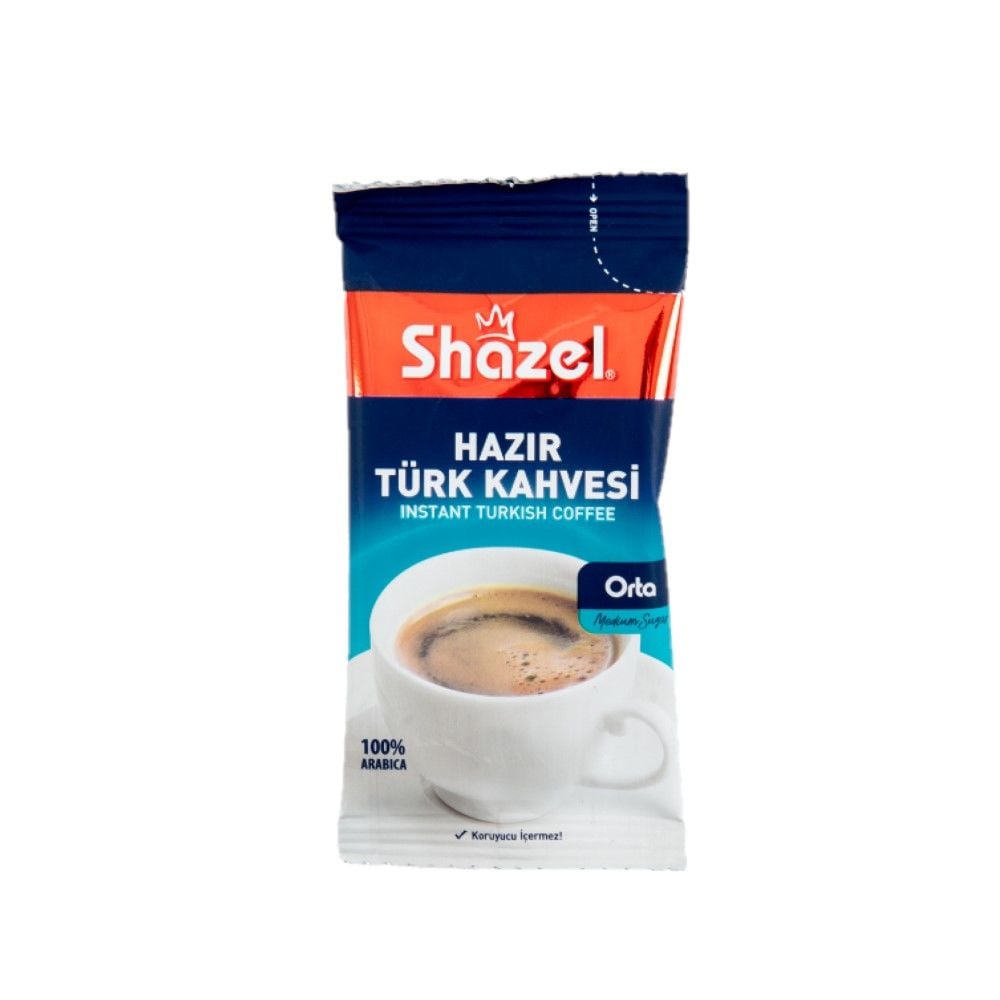 Shazel Hazır Türk Kahvesi Orta Tekli