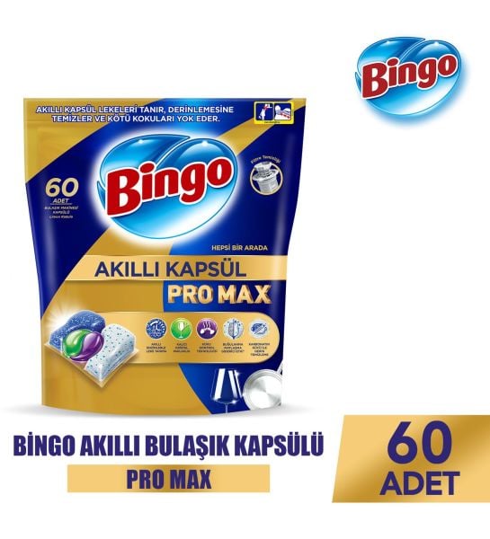 Bingo Akıllı  Bulaşık Kapsülü 60lı