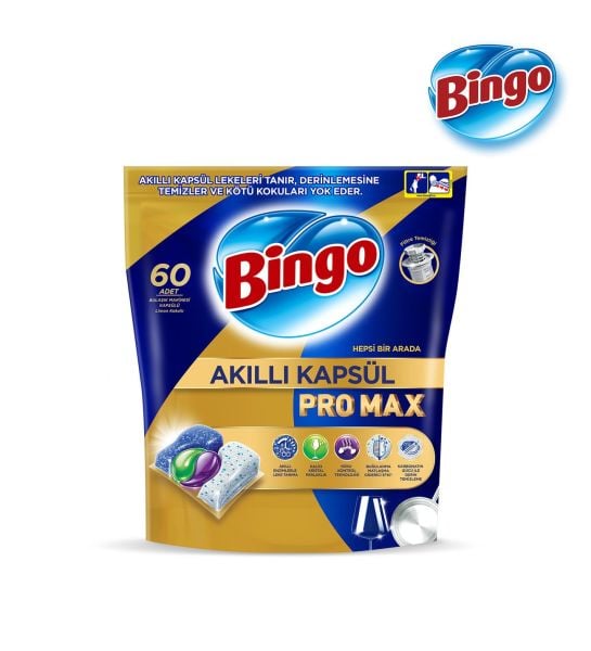 Bingo Akıllı Pro Max Bulaşık Kapsülü 60lı
