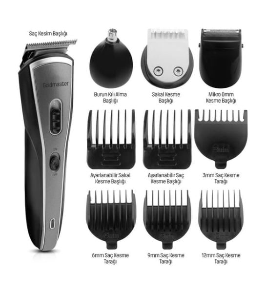 Goldmaster IN-6100 Power Erkek Bakım Seti