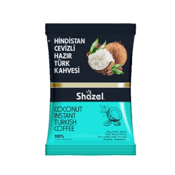 Shazel Hazır Türk Kahvesi Hindistan Cevizli 100gr