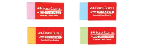 Faber-Castell Dust-Free Renkli Silgi