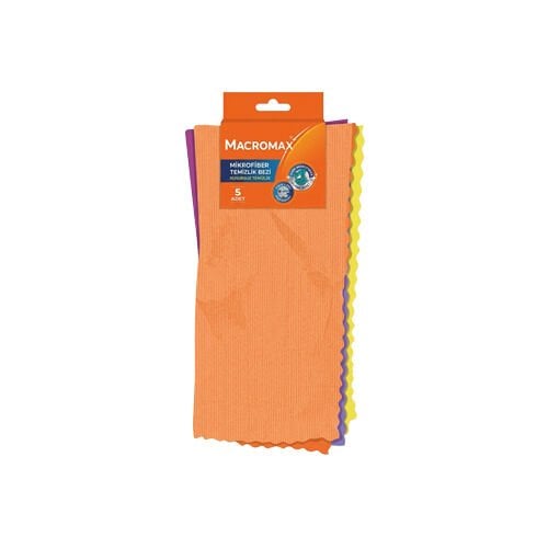Macromax Mikrofiber Temizlik Bezi 5li Açık