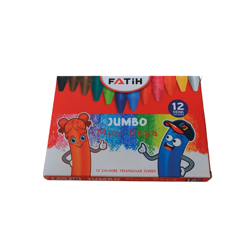 Fatih Pastel Boya 12 Renk 50220CB Jumbo