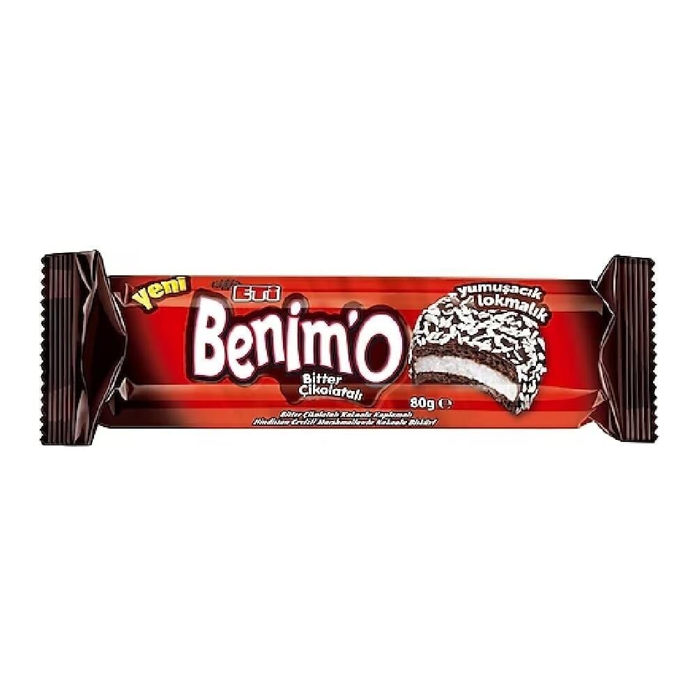 Eti Benimo Lokmalık Bitter Çikolatalı 80gr