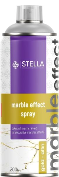 Stella Sprey Mermer Efekt Altın 200ml